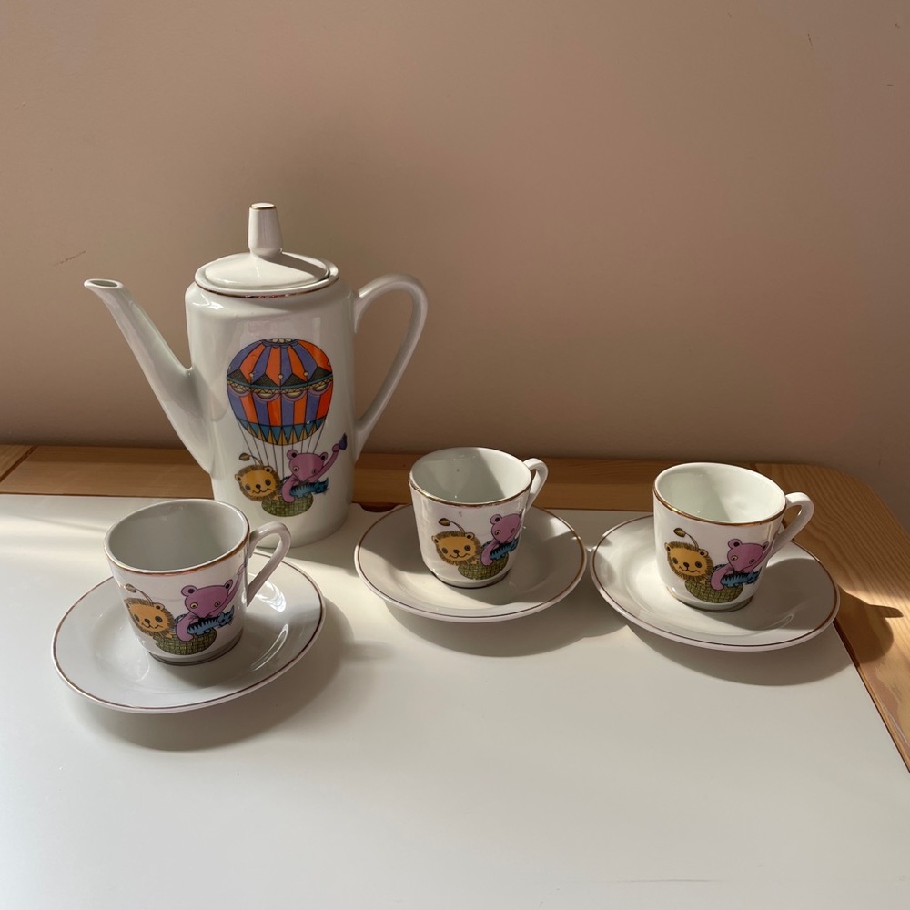 Vintage tea set, Kids toy